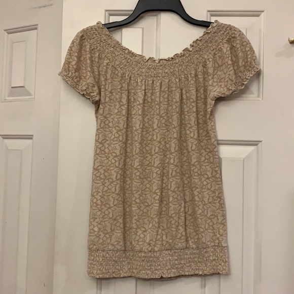 😍 2/$29 Lucky Brand On/Off Shoulders Top XS - Picture 9 of 12